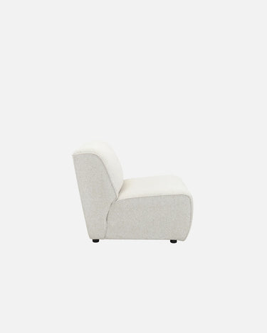 Dossier Armless 1 Seater module for extending a modular, sectional sofa layout