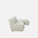 Dossier 1 Seater Chaise Sofa with a generous 160cm chaise module and 43cm seat height