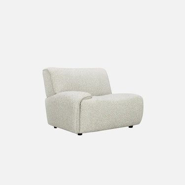 Dossier 1 Seater Left Arm Modular Sofa, 105 x 101 x 79cm with a 43cm seat height