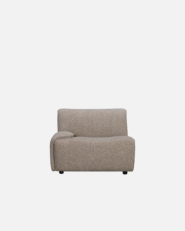 Dossier 1 Seater Left Arm Modular Sofa for family homes and design-led living spaces