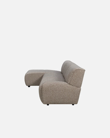 Dossier 1 Seater Left Arm Sofa in a durable 81% polypropylene, 19% polyester blend