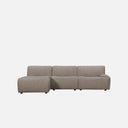 Dossier 1 Seater Left Arm Modular Sofa with high-resilience foam that holds its shape