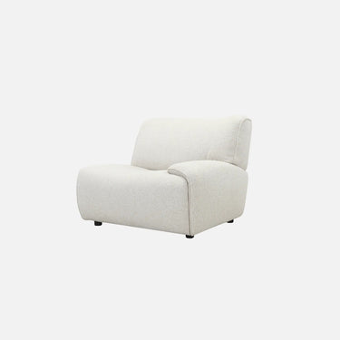 Dossier 1 Seater Right Arm Modular Sofa in neutral Fawn Cloud, Oat Cloud or Beige Boucle tones