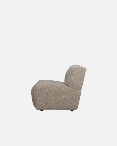 Dossier 1 Seater Right Arm Sofa, upholstered every angle for flexible modular arrangements