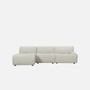 Dossier 1 Seater Right Arm Sofa with gently rounded forms and a calm neutral palette