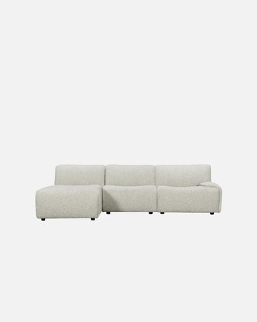 Dossier 1 Seater Right Arm Sofa with gently rounded forms and a calm neutral palette