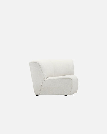 Dossier Corner Sofa module, an upholstered corner piece completing a modular sectional layout