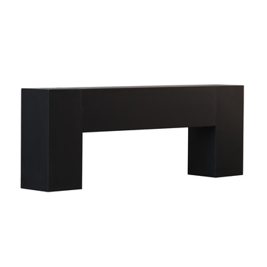 Dovetail Block Console Table - Antique Black at online8 furniture store Auckland