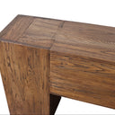 Dovetail Block Console Table - Walnut at online8 furniture store Auckland
