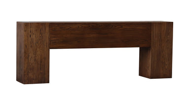 Dovetail Block Console Table - Walnut at online8 furniture store Auckland