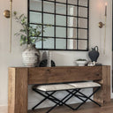 Dovetail Block Extra Large Console Table - Walnut at online8 furniture store Auckland
