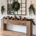 Dovetail Block Extra Large Console Table - Walnut at online8 furniture store Auckland