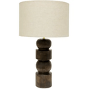 Durad Table Lamp W/ Flax Shade at online8 furniture store Auckland