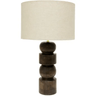 Durad Table Lamp W/ Flax Shade at online8 furniture store Auckland