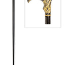 Eagle Metal Walking Stick - Gold at online8 furniture store Auckland