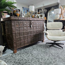 Eames Relax Swivel Chair - White Boucle at online8 furniture store Auckland