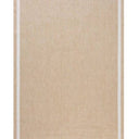 Easton Indoor/Outdoor Rug ESN-05 in Wheat/Ivory, a reversible power-loomed polypropylene rug
