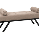Eddie Bench Seat - Dark Taupe at online8 furniture store Auckland