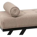 Eddie Bench Seat - Dark Taupe at online8 furniture store Auckland