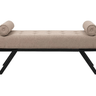 Eddie Bench Seat - Dark Taupe at online8 furniture store Auckland