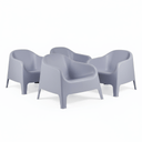 Eden Outdoor Tub Chair - Grey at online8 furniture store Auckland