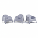 Eden Outdoor Tub Chair - Grey at online8 furniture store Auckland