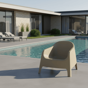 Eden Outdoor Tub Chair - Sand at Online8 Furniture Auckland NZ