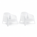 Eden Outdoor Tub Chair - White at online8 furniture store Auckland