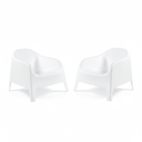 Eden Outdoor Tub Chair - White at online8 furniture store Auckland