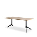 Eiffel Black Meeting Table 1800 x 900 at online8 furniture store Auckland
