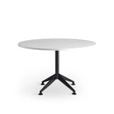 Eiffel Black Round Meeting Table 1200 at online8 furniture store Auckland
