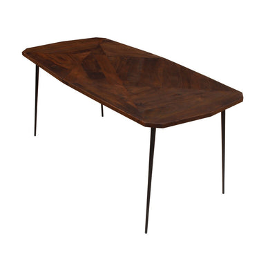 El Paso Asymmetric Dining Table - 1800 at online8 furniture store Auckland