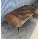 El Paso Asymmetric Dining Table 2400 at online8 furniture store Auckland