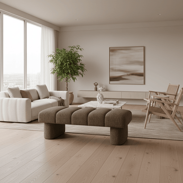 Elara Bench Seat - Dusty Seed at Online8 Furniture Auckland NZ