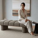 Elara Bench Seat - Dusty Seed at Online8 Furniture Auckland NZ