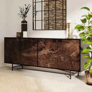 Ella Sideboard - Matt Black at online8 furniture store Auckland