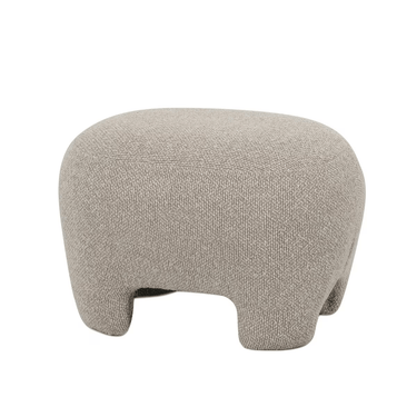 Elle Ottoman - Eggshell at online8 furniture store Auckland