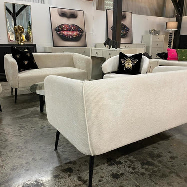 Ellie 2 Seat Sofa - Tea at online8 furniture store Auckland
