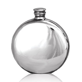 Ellipse Pewter Hip Flask at online8 furniture store Auckland