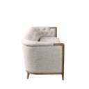 Ellsworth Tufted 3 Seater Sofa - Cream at online8 furniture store Auckland