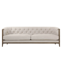 Ellsworth Tufted 3 Seater Sofa - Cream at online8 furniture store Auckland