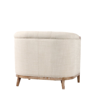 Ellsworth Tufted Armchair - Cream at online8 furniture store Auckland