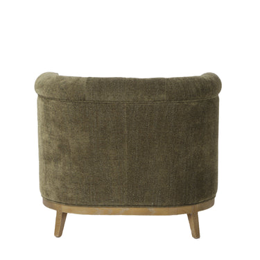Ellsworth Tufted Armchair - Olive at online8 furniture store Auckland