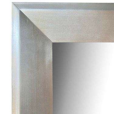 Elysian Brushed Silver Mirror | 176cm x 85cm at Online8 Furniture Auckland NZ