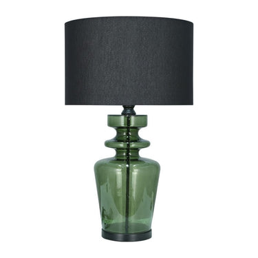 Emerald Table Lamp - Emerald + Black Shade at online8 furniture store Auckland