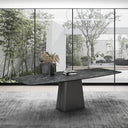 Emilia Stone Dining Table - 1800 at online8 furniture store Auckland