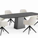 Emilia Stone Dining Table - 1800 at Online8 Furniture Auckland NZ
