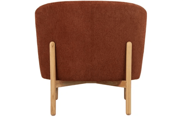 Emmy Occasional Chair - Rust at online8 furniture store Auckland