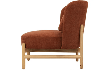 Emmy Occasional Chair - Rust at online8 furniture store Auckland