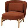 Emmy Occasional Chair - Rust at online8 furniture store Auckland